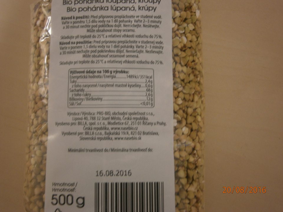 Predaj potraviny po uplynutí dátumu minimálnej trvanlivosti.