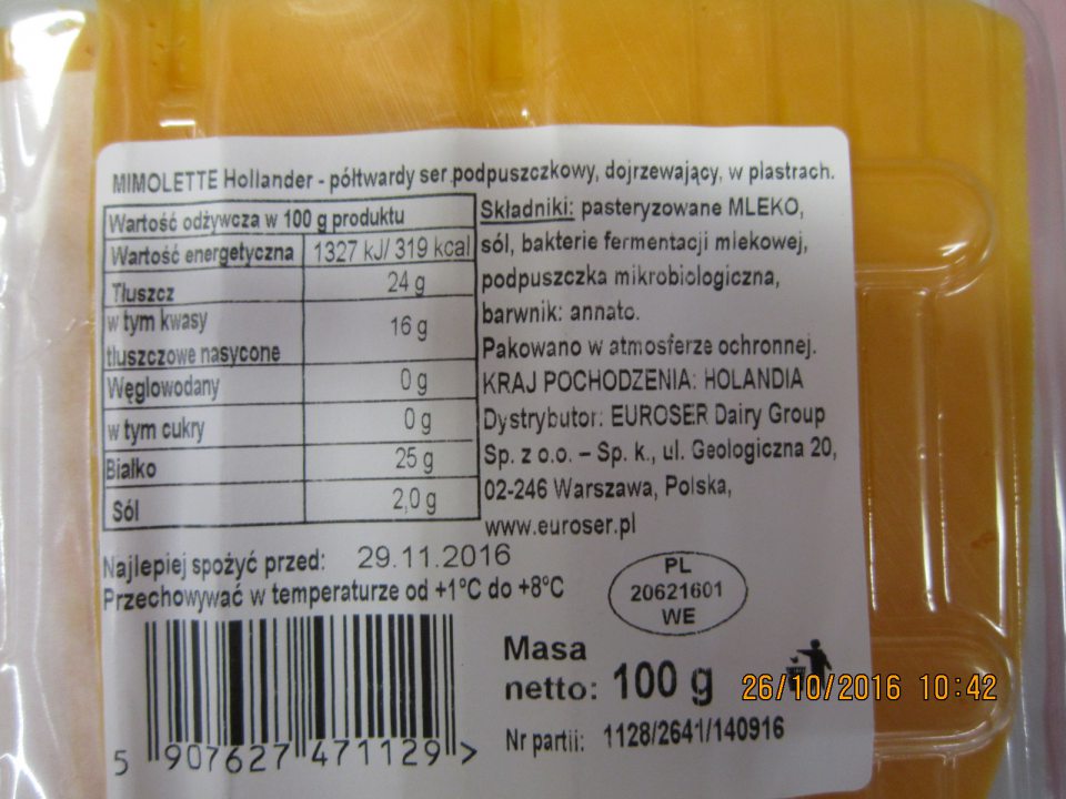 Na predávanom výrobku chýba označenie v slovenskom jazyku.