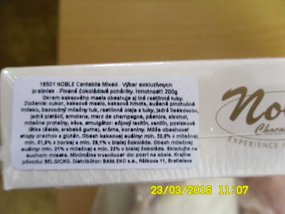 Nesprávne označený potravinársky výrobok- v zložení nie sú zvýraznené alergény.