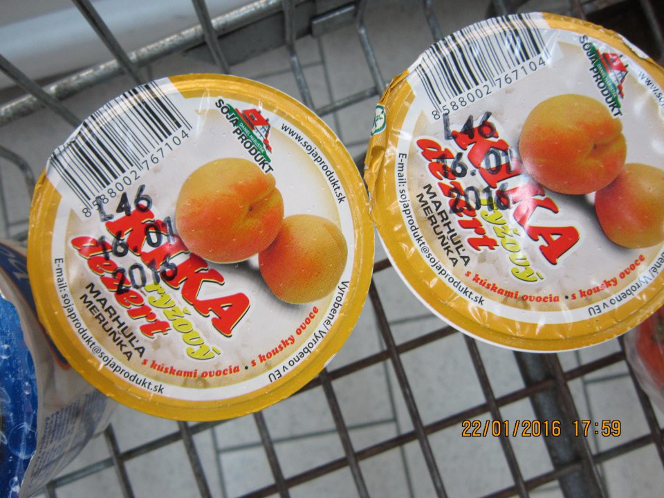 Predaj výrobku po uplynutí dátumu minimálnej trvanlivosti.