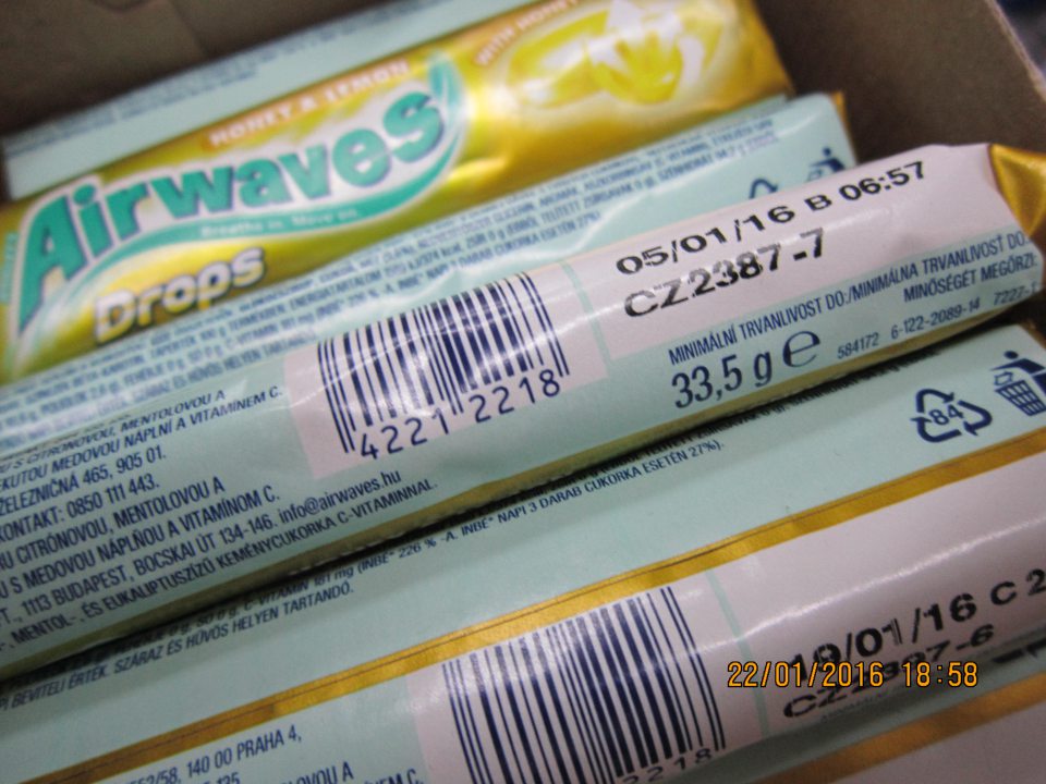 Predaj výrobku po uplynutí dátumu minimálnej trvanlivosti.