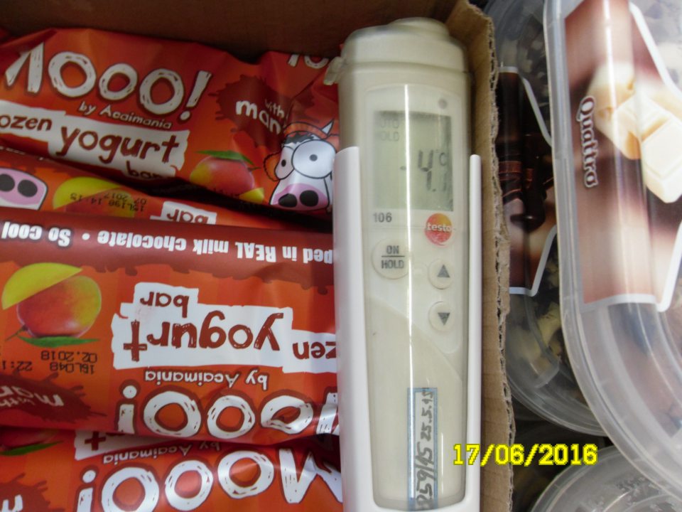 Predaj mrazených potravín nevhodných na ľudskú spotrebu.