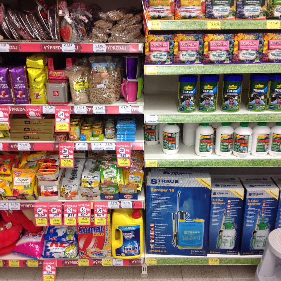 Nevhodne oddelené potraviny od nepotravinárskeho tovaru