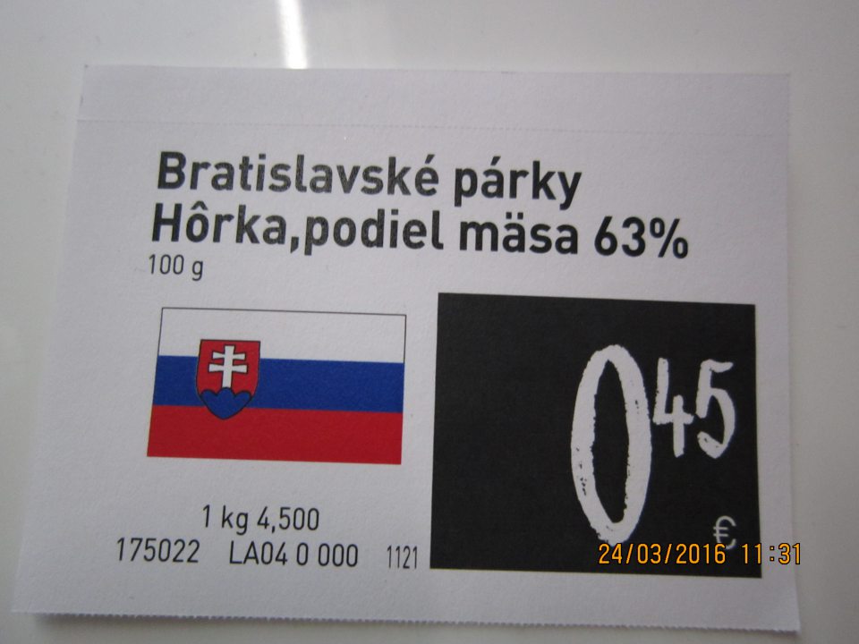 Predaj potraviny s nevyznačením alergénov na cenovke