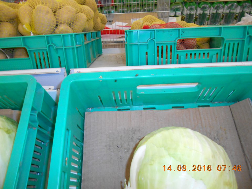 V predajni výskyt drobného lietajúceho hmyzu pri predaji ovocia a zeleniny.