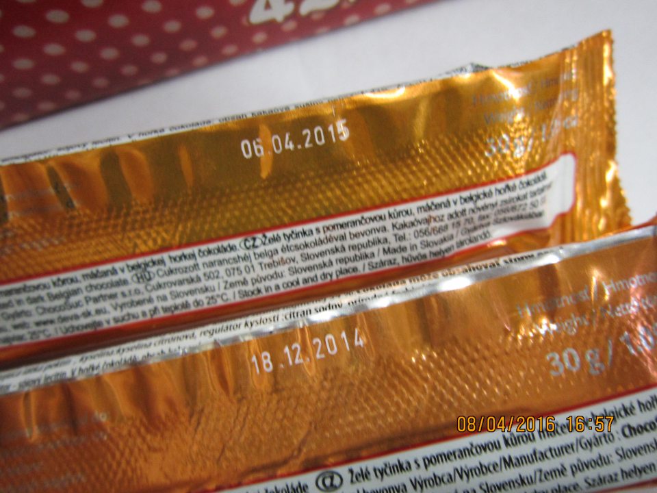 Predaj tovaru po dátume minimálnej trvanlivosti.