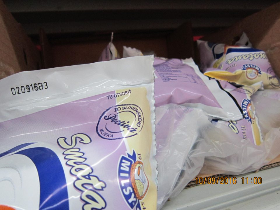 Predaj tovaru po uplynutom dátume spotreby.