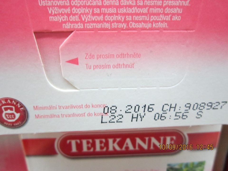 Predaj tovaru po uplynutom dátume minimálnej trvanlivosti.