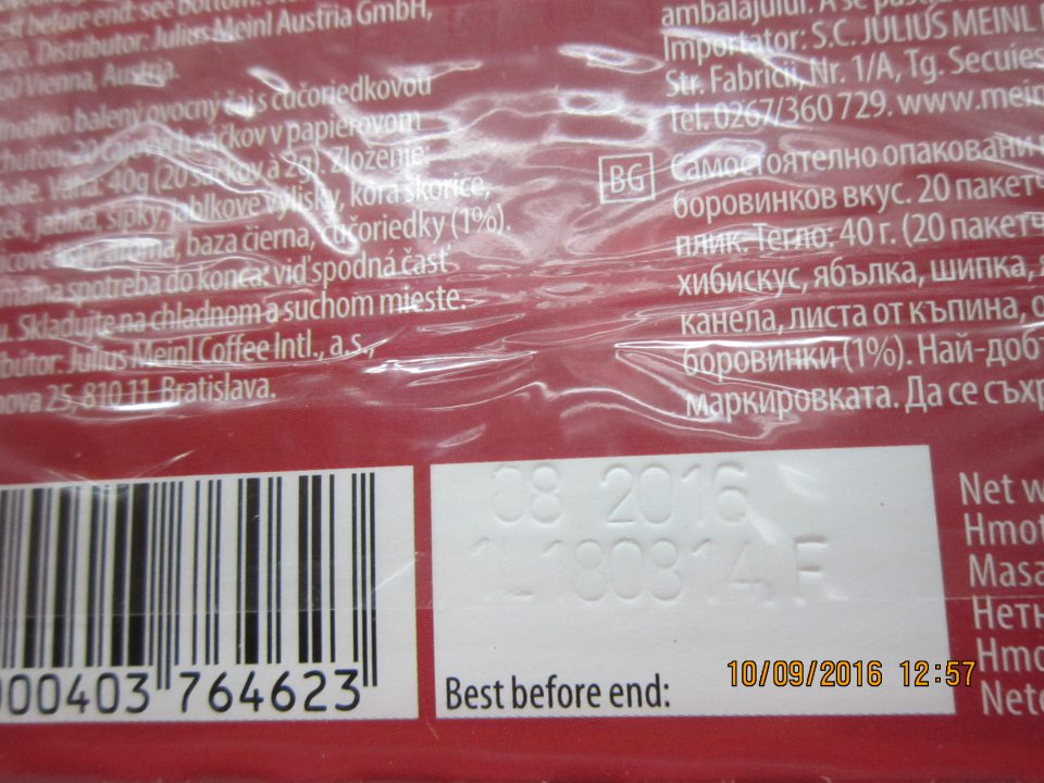 Predaj tovaru po uplynutí minimálnej trvanlivosti.