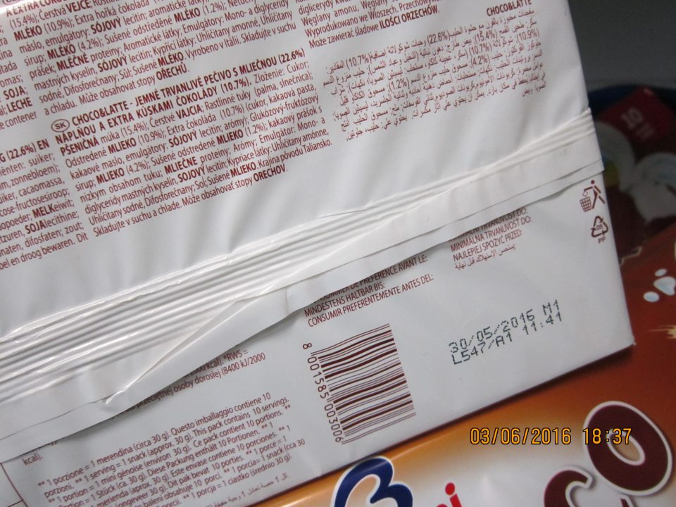 Predaj potraviny po uplynutí dátumu minimálnej trvanlivosti.