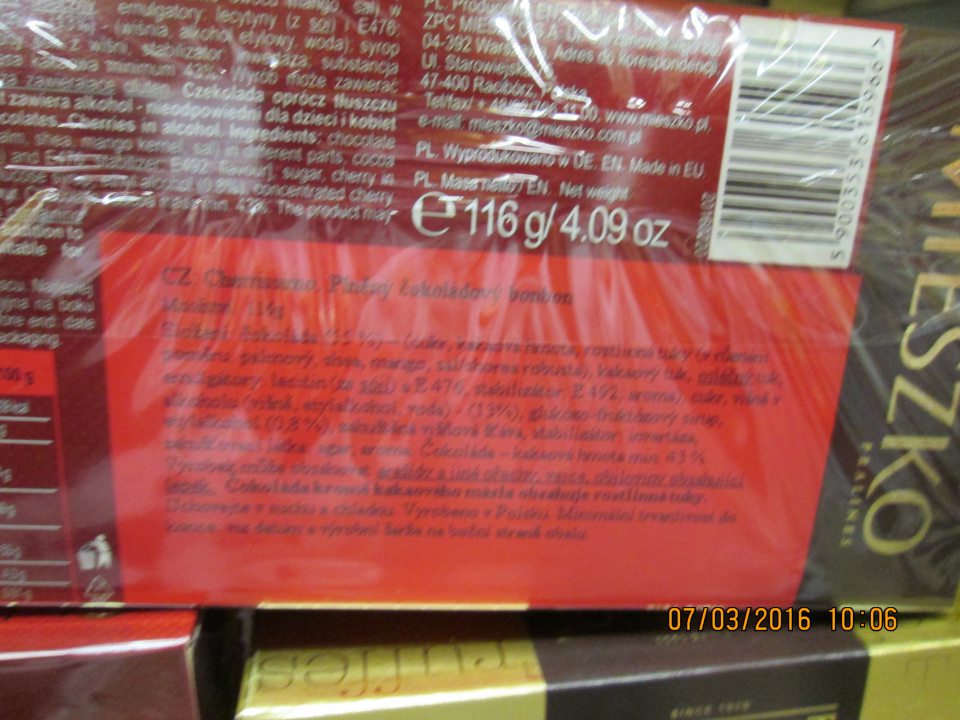 Výrobok ponúkaný na predaj bez označenia v štátnom jazyku.