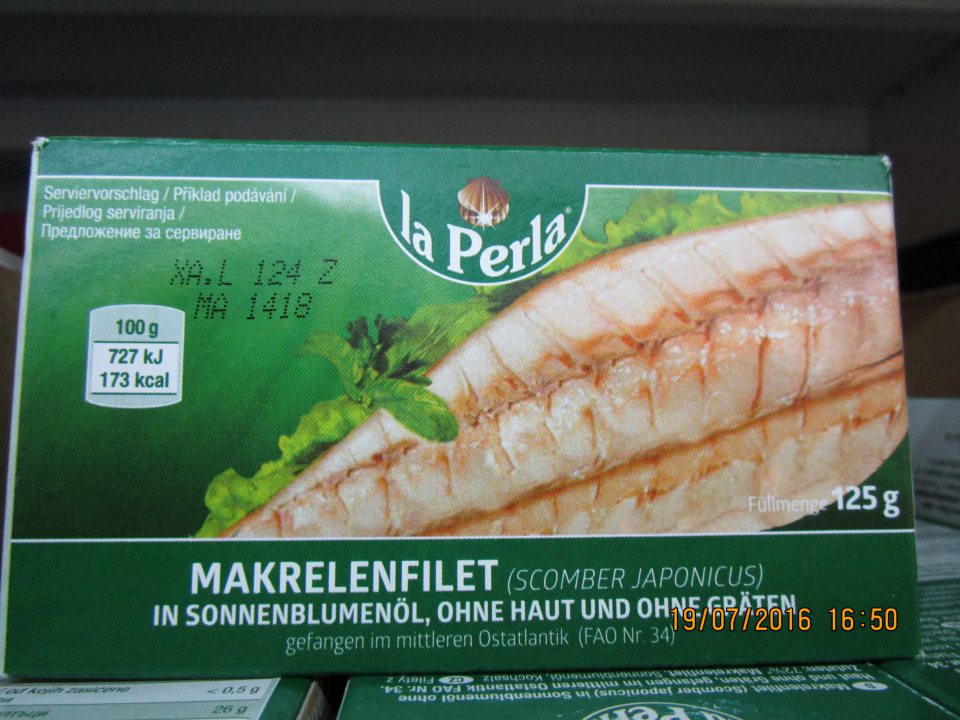 Predaj potraviny bez označenia v kodifikovanej podobe štátneho jazyka.