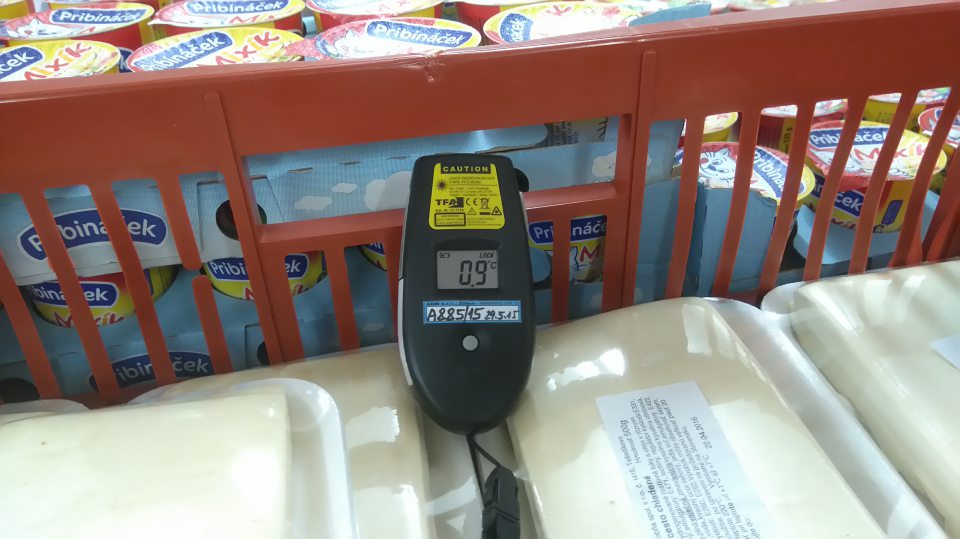 V prevádzke nevyhovujúce tepelné podmienky skladovania výrobkov.