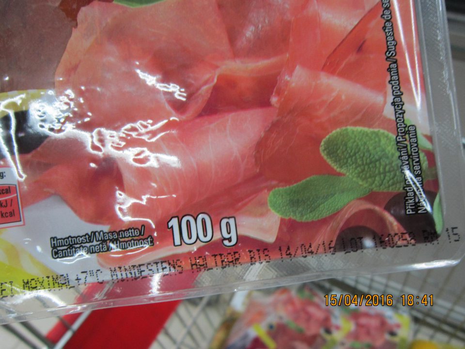 Predaj výrobku po dobe spotreby.