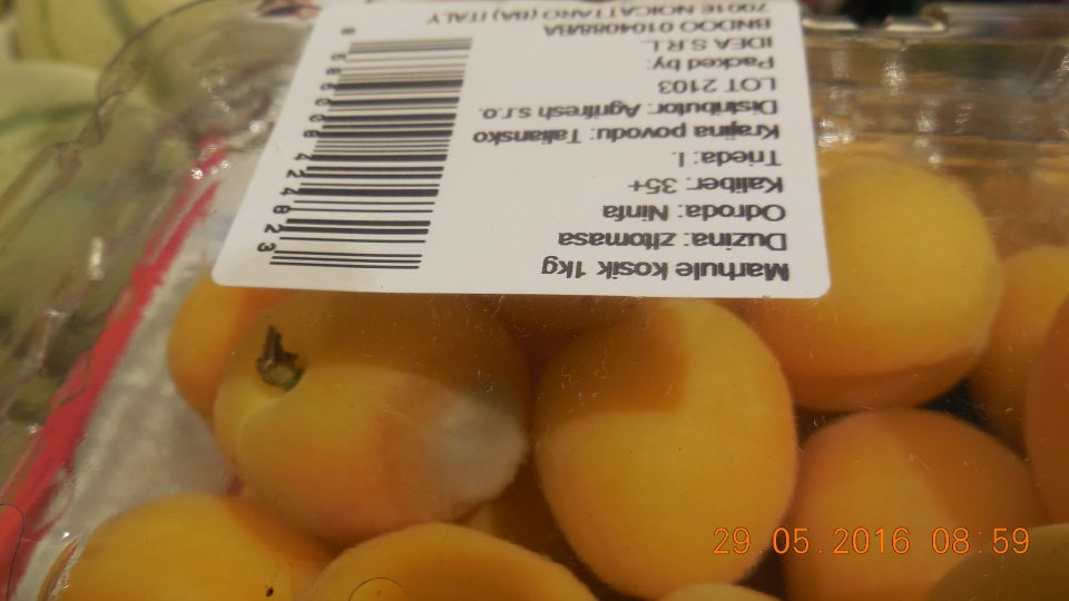 Predaj ovocia nevhodného na ľudskú spotrebu.