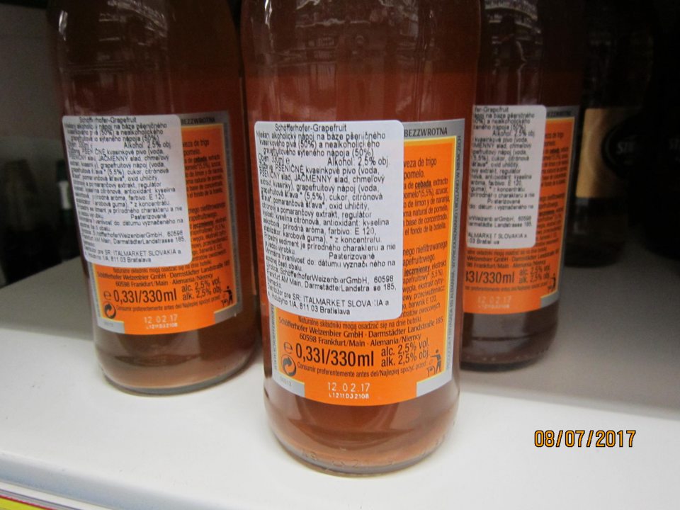 Predaj potravín po uplynutí dátumu minimálnej trvanlivosti.