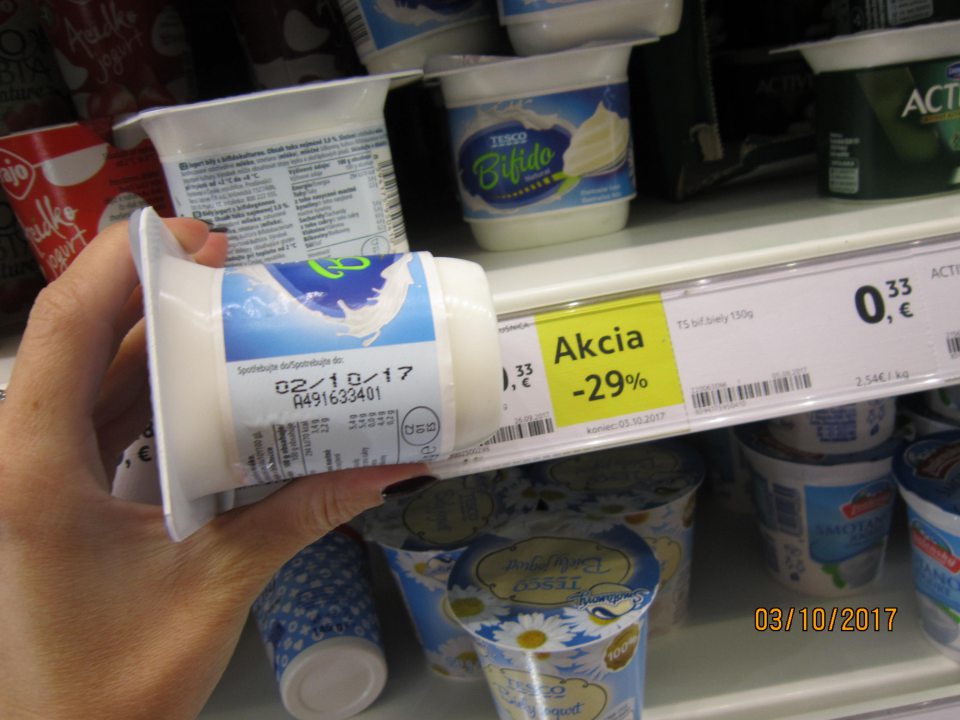 Predaj potraviny po uplynutí dátumu spotreby.