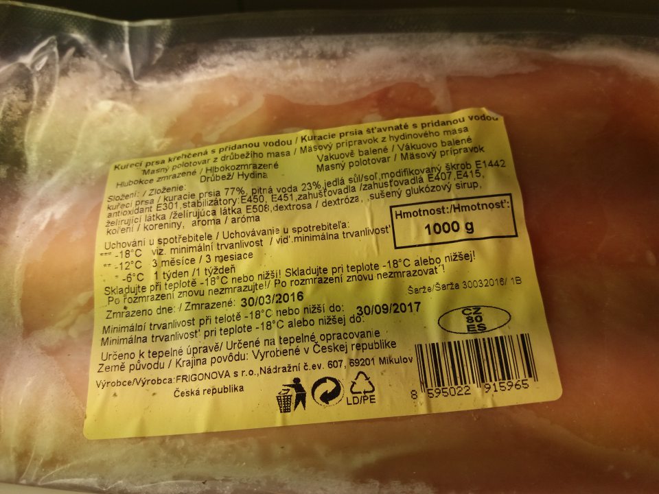 Výrobky ponúkané na predaj po uplynutí dátumu minimálnej trvanlivosti.