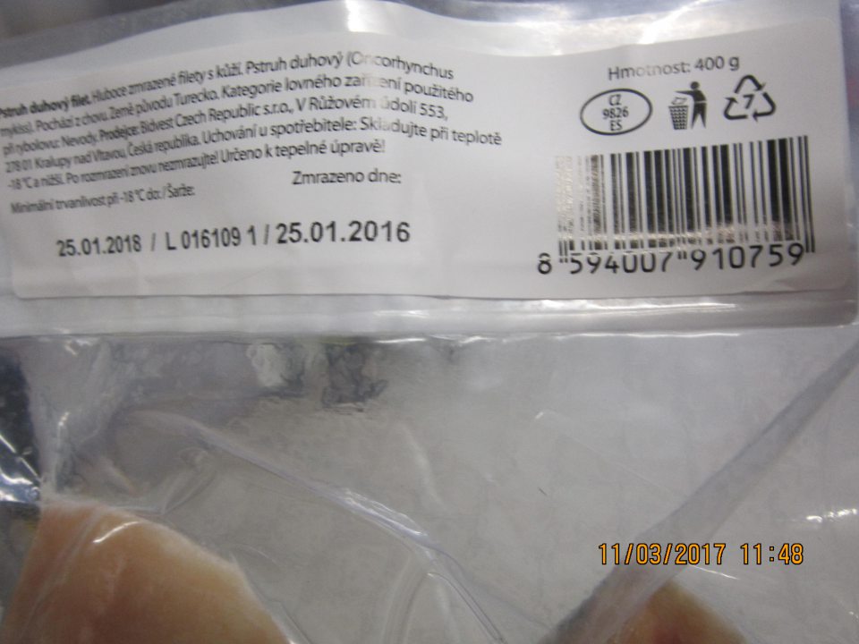 Predaj potraviny neoznačenej v kodifikovanej podobe štátneho jazyka.