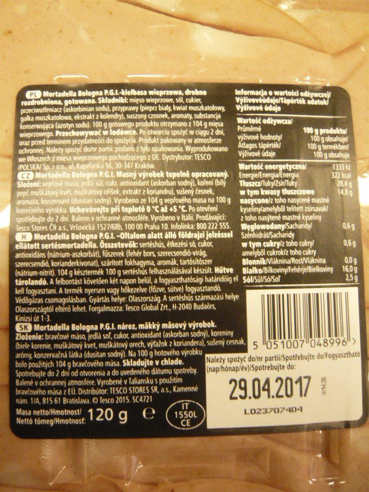 Umiestňovanie na trh 1 druhu potravinárskeho výrobku nesprávne označeného, na etikete ktorého nebol uvedený presný údaj o skladovacích podmienkach - teplota