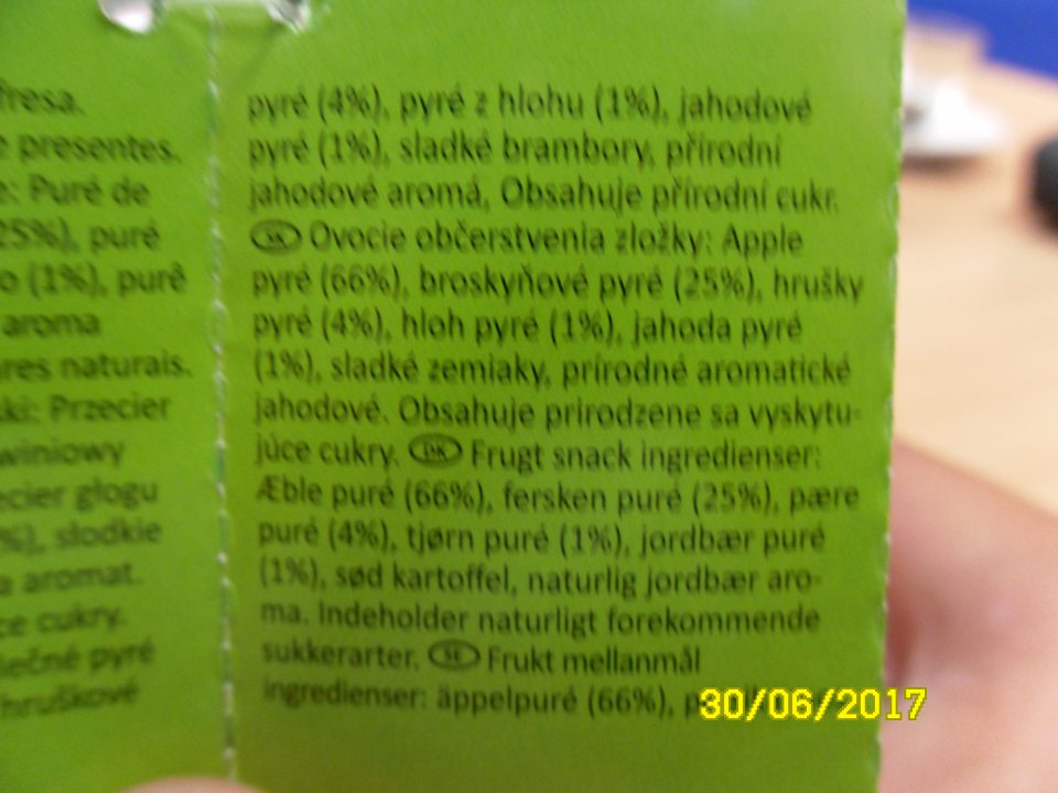 Predaj výrobku s nedostatkom v označovaní - nezrozumiteľný, nepresný názov výrobku.