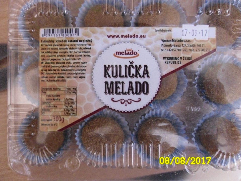 Predaj potraviny neoznačenej v kodifikovanej podobe štátneho jazyka.