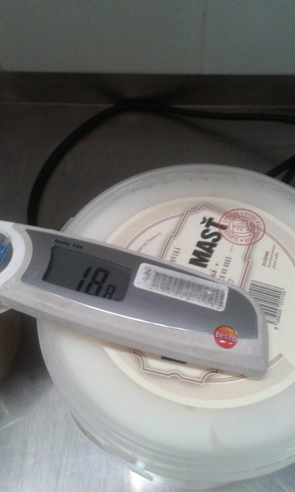 Predaj výrobku s nedodržaným teplotným režimom.