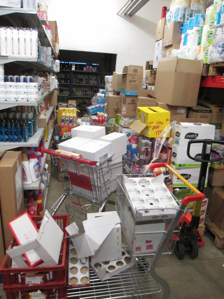 V prevádzke preplnený suchý sklad.