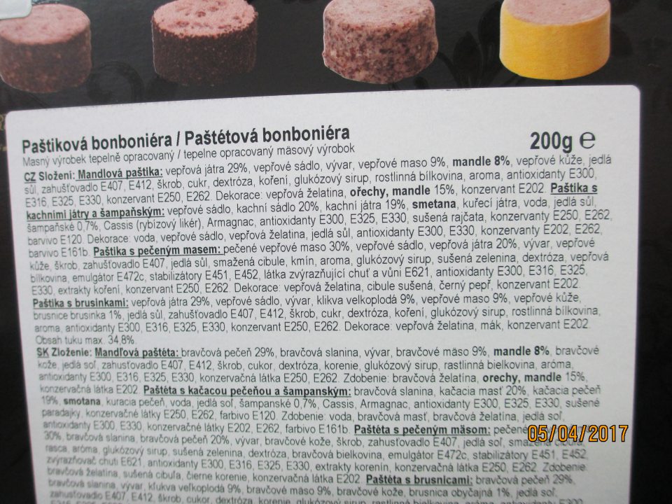 V prevádzke pri predaji výrobkov porušenie chladiarenského reťazca.