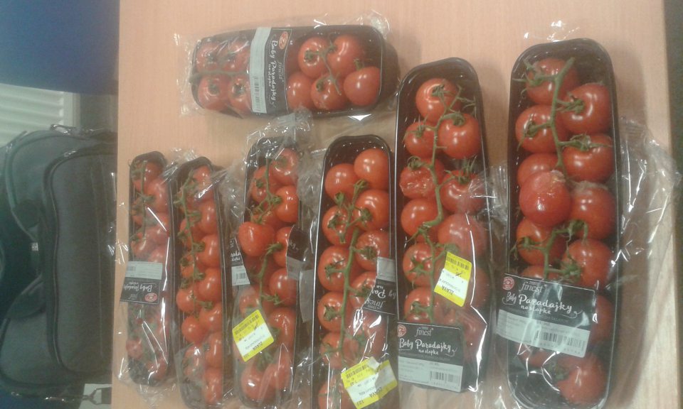 Predaj paradajok so senzorickými zmenami