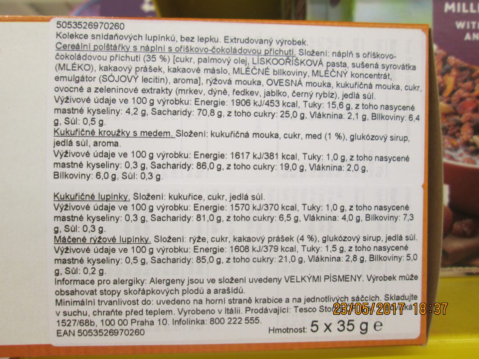 Predaj potraviny neoznačenej v kodifikovanej podobe štátneho jazyka.