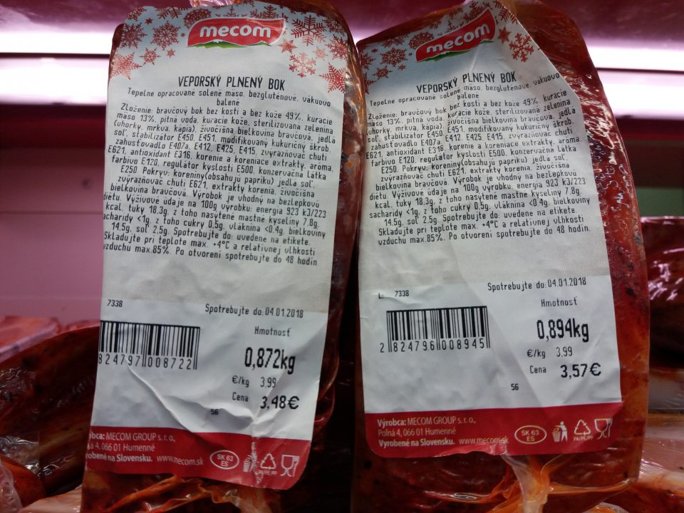 Výrobok Veporský plnený bok ponúkaný na predaj po uplynutí dátumu spotreby.