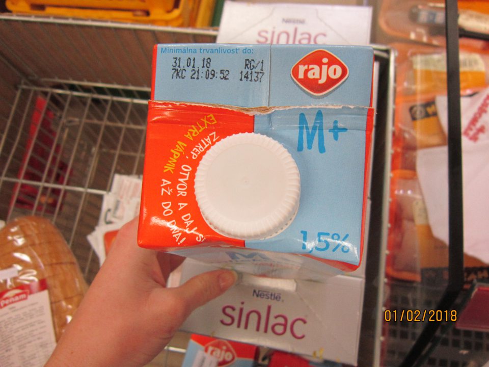 Predaj potraviny po uplynutí dátumu minimálnej trvanlivosti. 