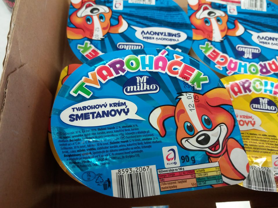 Výrobky neoznačené informáciou pre spotrebiteľa o blížiacom sa ukončení doby spotreby.