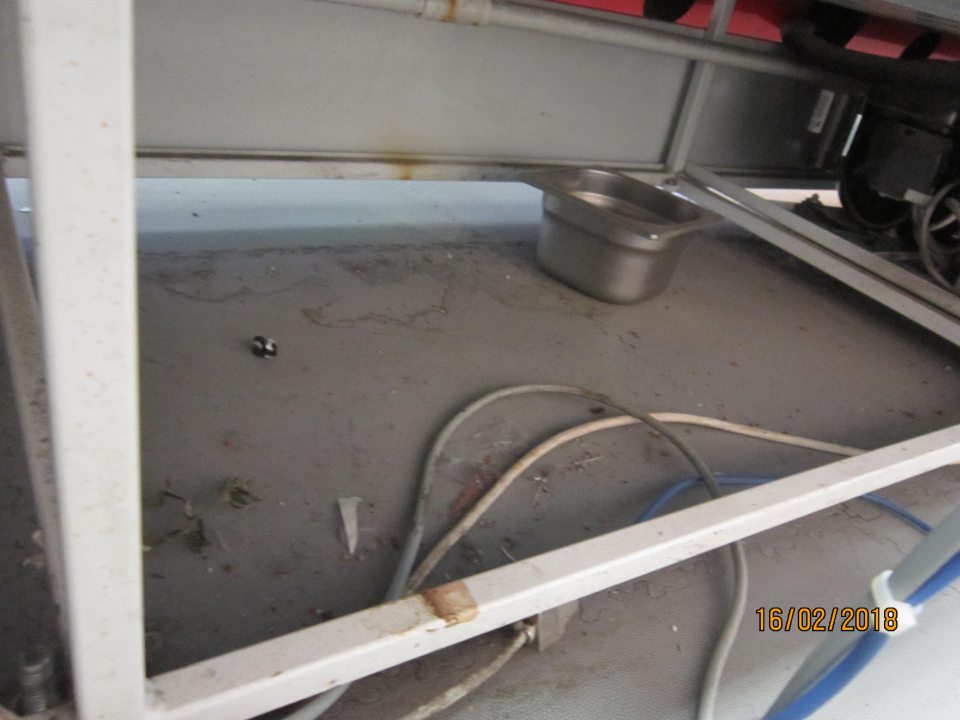 Podlahy znečistené