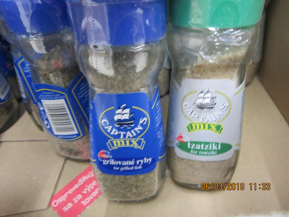 Tri druhy výrobkov nie sú označené v kodifikovanej forme štátneho jazyka.