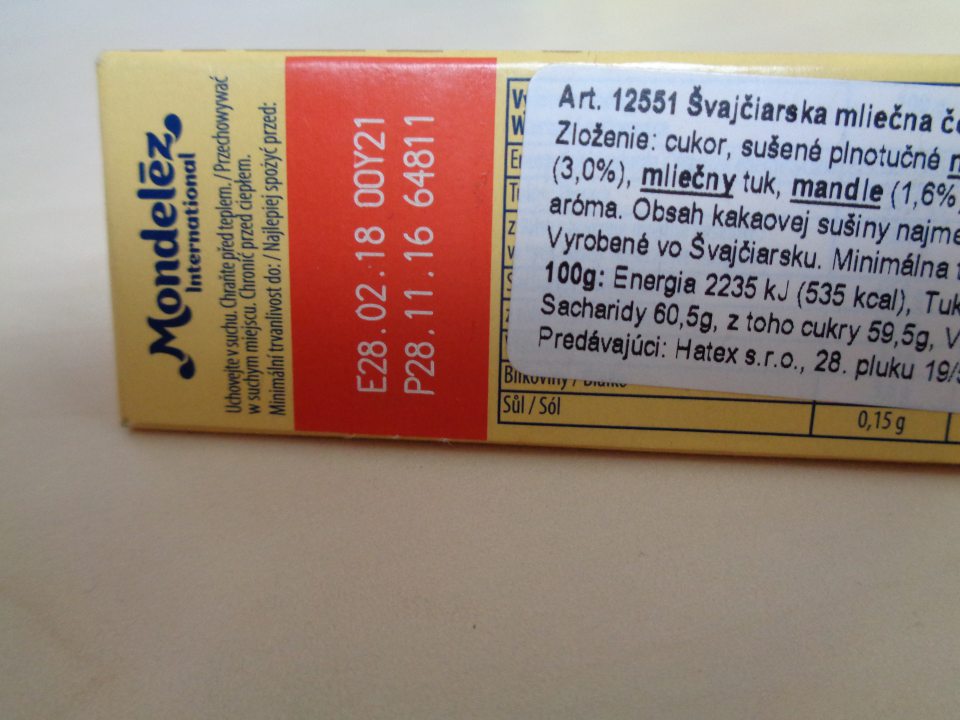 Predaj tovaru po uplynutí dátumu minimálnej trvanlivosti.