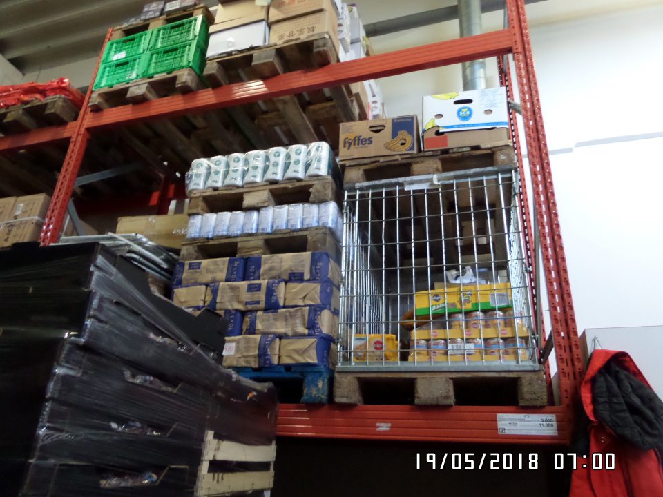 Spoločné skladovanie nezlučiteľných druhov tovarov.