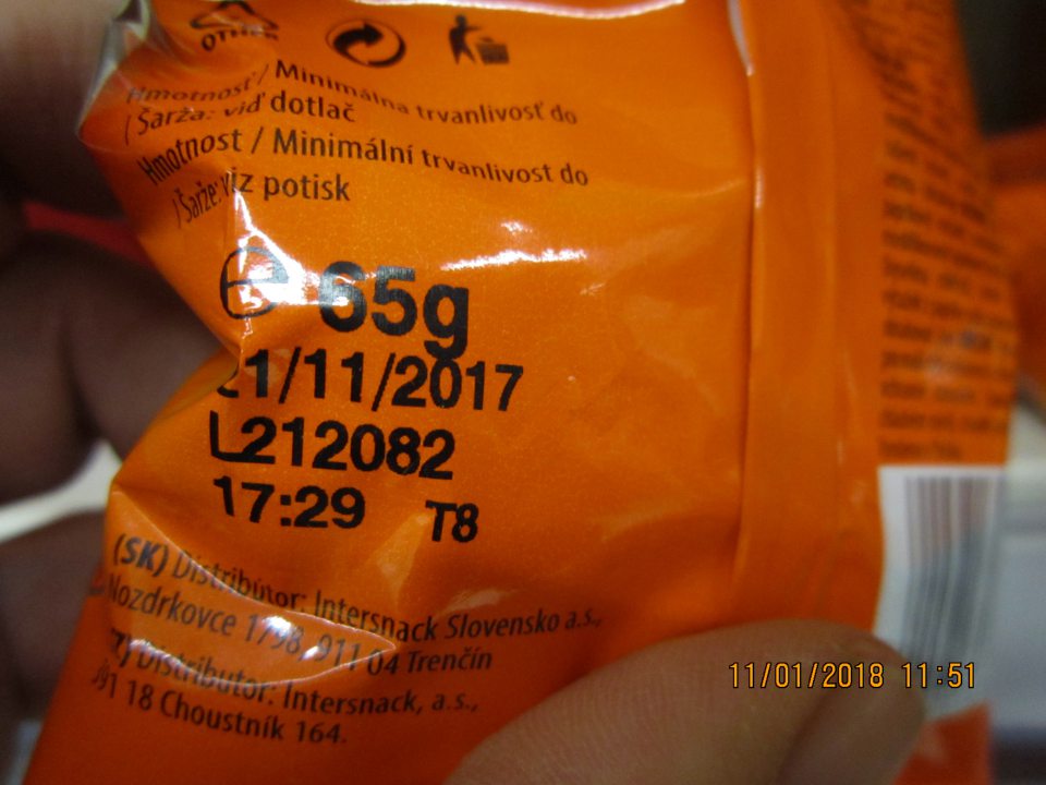 Potravina po skončení DMT.