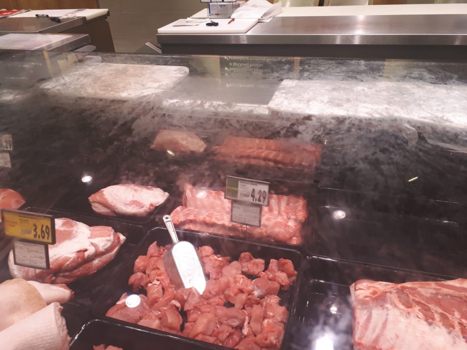 Nedostatočná hygiena predaja.