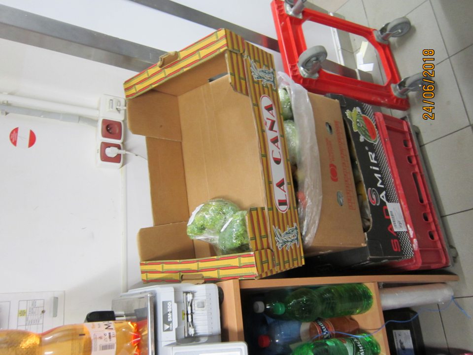 Potraviny po DS a DMT ako aj potraviny vyradené z obehu uložené oddelene, ale neoznačené.