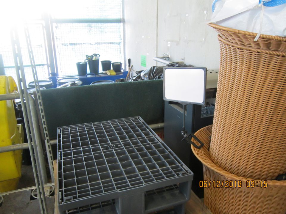 Znečistená príjmová rampa