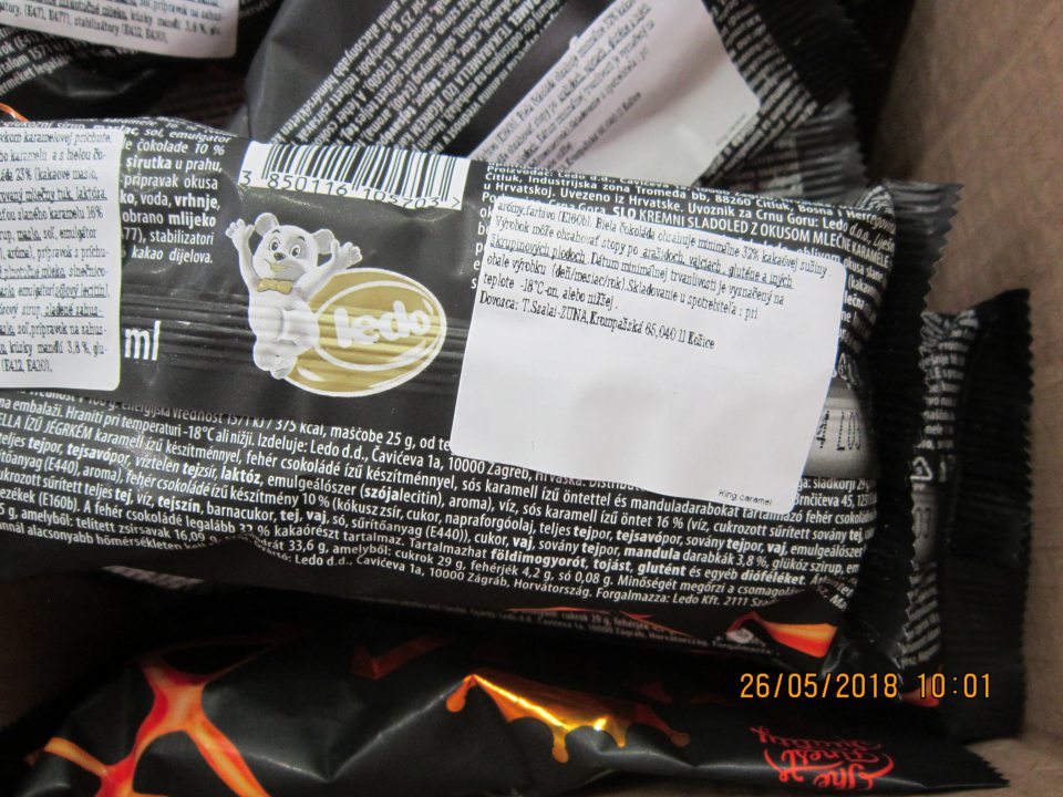 prelepené údaje o DMT