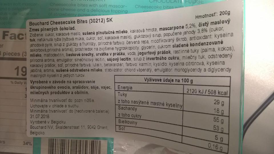 Neuvedenie alergénnych zložiek na etikete v slovenskom jazyku