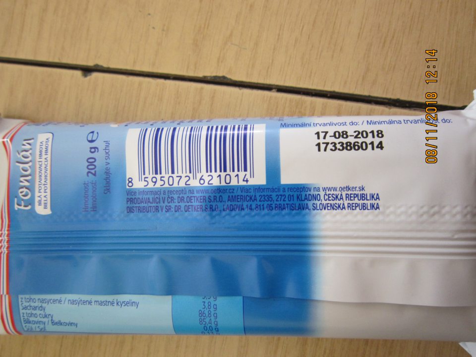 Predaj výrobku po dátume minimálnej trvanlivosti.