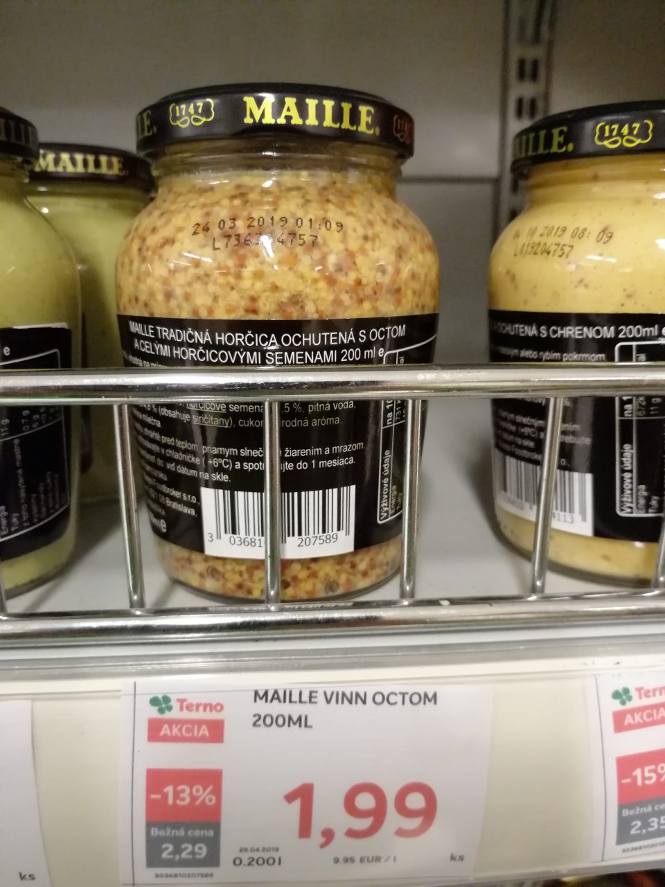 Výrobky ponúkané na predaj po uplynutí dátumu minimálnej trvanlivosti.