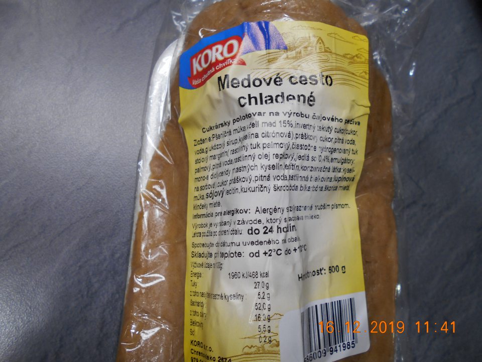 V označení výrobku nie je uvedený návod na použitie.