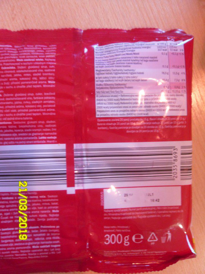 Zistené uvádzanie do obehu jedného druhu potravinárskeho výrobku so stierateľným údajom o dátume minimálnej trvanlivosti.