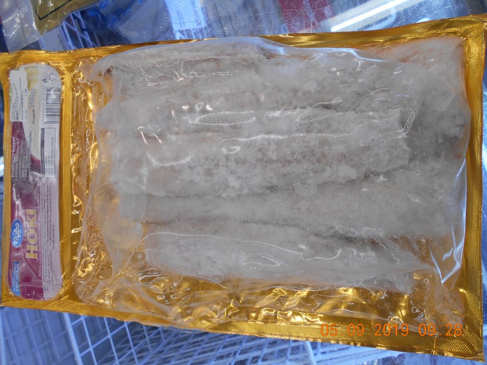 Zistené uvádzanie do obehu troch druhov hlbokozmrazených potravinárskych výrobkov- ryby s poškodeným vákuovým balením.