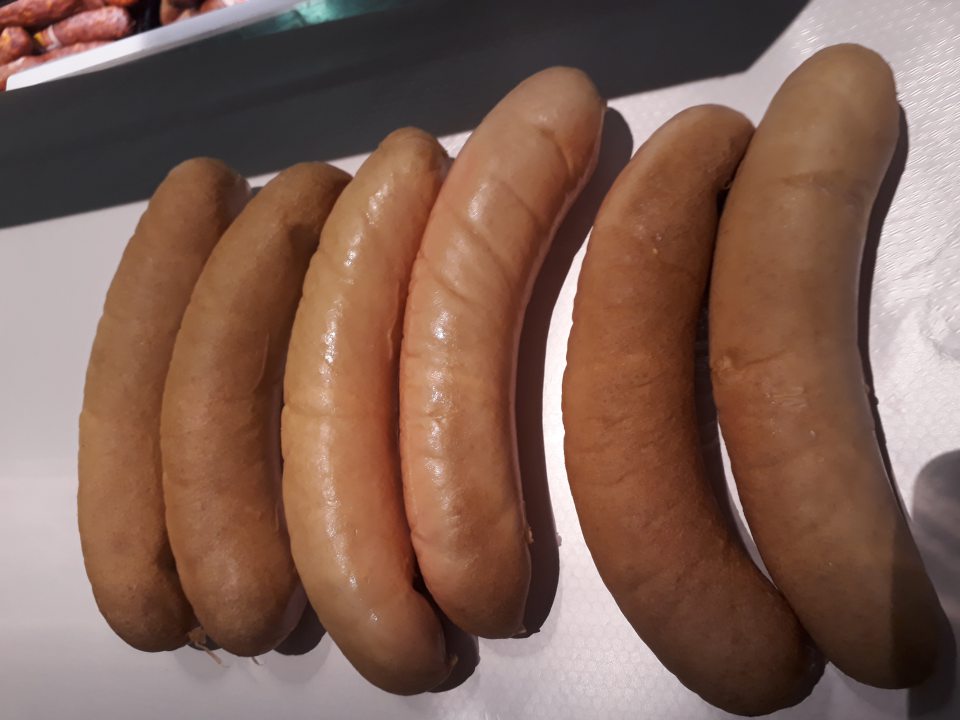 Pomiešané čerstvé a nečerstvé výrobky.